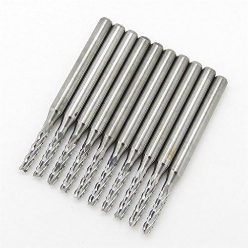 3.175mm Carbide End Mill 2.0mm Cutting Edge Engraving Bits CNC PCB Machinery by CNC Tool