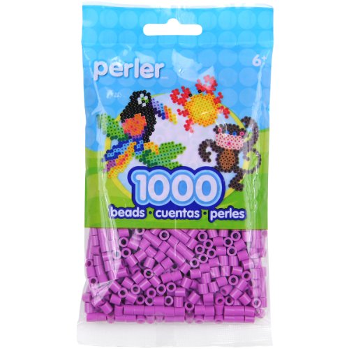 Brand New Perler Beads 1000/Pkg-Plum Brand New
