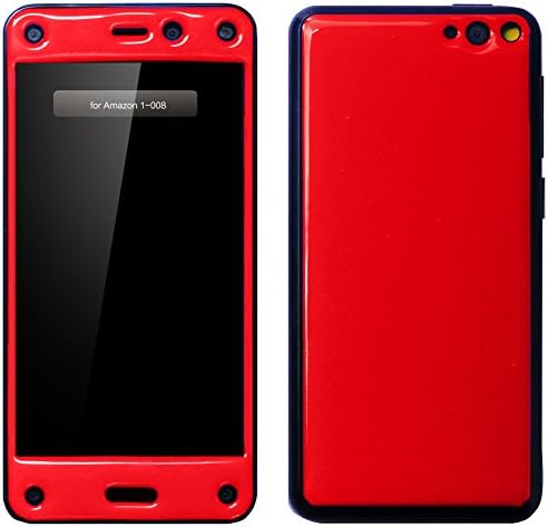 Seeme Ultra-thin Soft Gel Gloss Skin Fit Case Cover for Amazon Fire Phone Full Body Protective Skins (Fits All Carriers) Front - Back 3d Protection (Red)