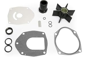 LUCASNG Water Pump Impeller Kit for Mercury Mercruiser Alpha One Gen 2 47-43026Q06 40-250 HP Sierra 18-3214