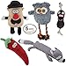Dawgeee Dog Toys Value 5 Pack for Puppy, Small Dogs and Medium Dogs, Squeaky Toy, Plush Toys, Rope Pet Toys, Dog Chew Toys (Playtime Pack)