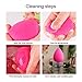 Makeup Sponge Blender Premium Foundation Flawless Non-latex Beauty Sponge for Liquid, Creams and Powders. (4 packs)