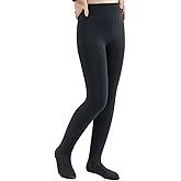 Hubnldic Toddler Dance Tights, Warm Fleece Lined Ballet Tights for Girls, High Elasticity