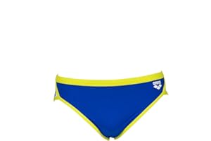 ARENA Men's Team Stripe 3-inch Brief Athletic Training Swimsuit