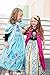 Little Adventures Ice Queen Coronation Dress Up Costume for Girls (Large 5-7) - Machine Washable Child Pretend Play and Party Dress with No Glitter