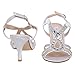 SheSole Women's Strappy Heels Dress Sandals Rhinestone Prom Party Evening Wedding Shoes