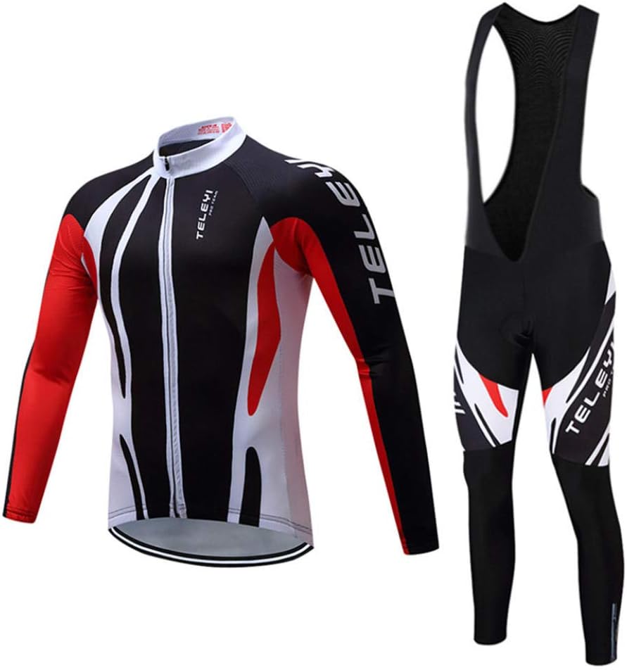 TJMGP Jersey De Ciclismo De Invierno para Hombre,Ropa De Ciclismo para