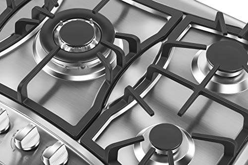 5 Empava+Stainless+Burners+Cooktop+EMPV+30GC0A5