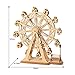 ROBOTIME 3D Wooden Puzzle Toy Wood Craft Building Kits Best Model Kit Great Gifts for Girls and Women(Ferris Wheel)