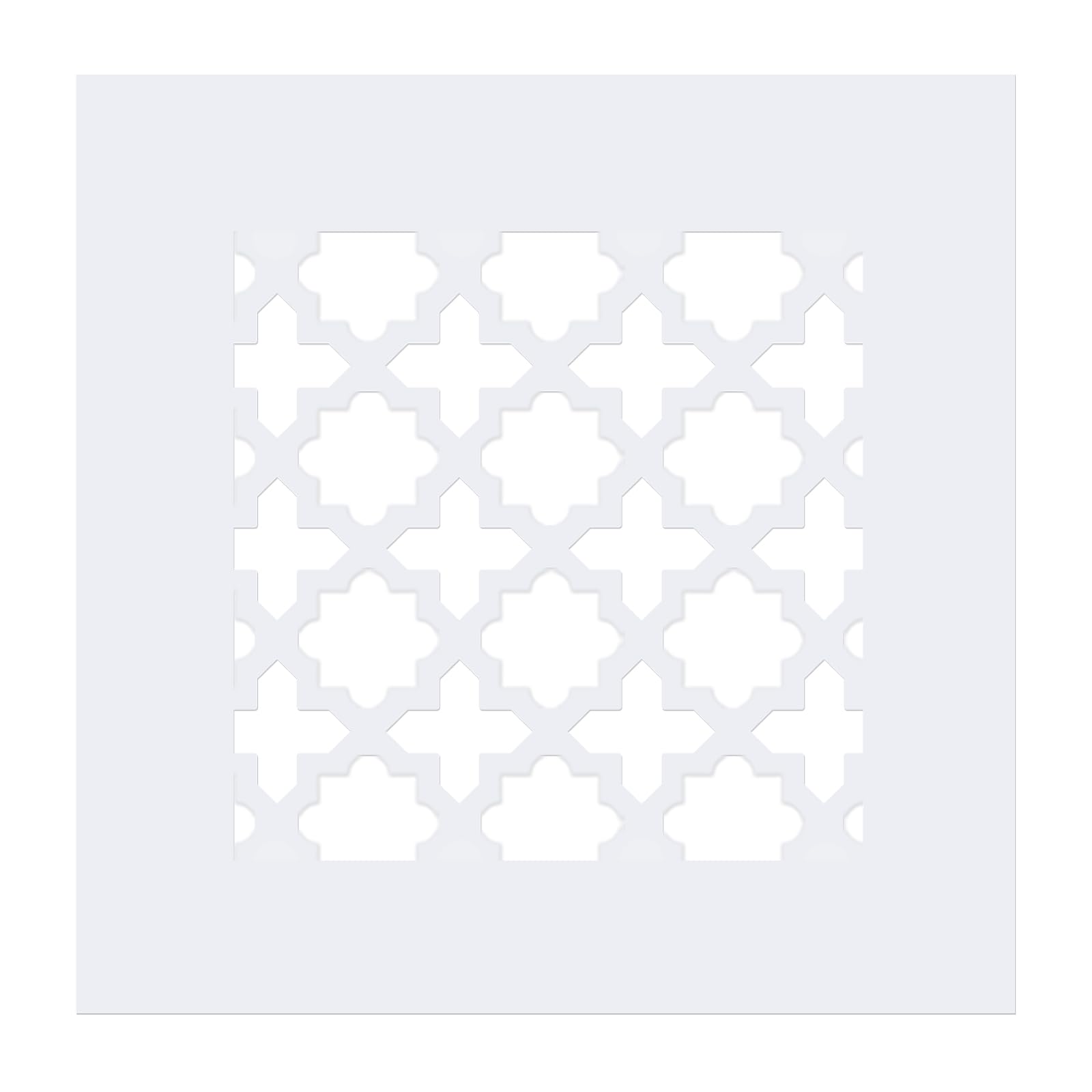 PATIKIL Air Vent Cover Grille for 5.5"x5.5" Duct Opening, Acrylic Glass Decorative Wall Ceiling Hole Cover Register with Screws for Home Ventilation Decor