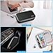 Pencil Case, Abrzon Big Capacity Pen Case Desk Organizer with Zipper for School & Office Supplies - 8.74x4.3x2.17 inches, Black