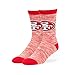 '47 NFL San Francisco 49ers Men's Leroy Sport Crew Socks, Large, Red