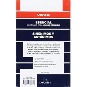 Diccionario Esencial de Sinonimos y Antonimos (Spanish Edition)