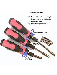 U-GoGirl Work Tools Kit de herramientas del hogar color rosa con ajuste equilibrado para manos de la mujer Resistentes como las herramientas de los hombres... Para mujeres artesanas y encargadas de mantenimiento
