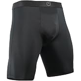 SHEATH V Men's 8" Sports Performance Boxer Briefs w/Horizontal Fly | Single Pouch, Athletic Fit