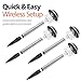 SOLVAO Solar Pathway Lights | Outdoor LED Lamps for Path, Yard, Walkway, Landscape | Halloween, Christmas, Fall Garden Decor | Holiday Accent Lighting w/Waterproof Decorative Stake Lights | Pack of 4