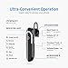 Bluetooth Earpiece Wireless Handsfree Bluetooth Headset haino 28Hrs Cell Phone Headset 60 Days Standby Time with Noise Cancelling Mic for iPhone Android Samsung Laptop Driver Trucker