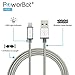 [MFi Apple Certified] PowerBot® PB305 Smart LED Lightning Sync & Charge USB Cable, High-Performance 2-in-1 Function, LED Light Charging Indicator, High-Quality Braided Cable Design