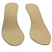 Wool Flat Shoe Insert for Sandals & Sockless Shoes, Comfortable Shoe Insoles with Sweat-Absorbent Natural Fiber & Non-Slip Silicone Grip, Narrow-Cut Shoe Inserts for Women, Brown, Size 39 - SoxsolS