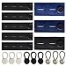 Topspeeder 17 Pieces Elastic Waistband Extender Set Collar Extenders Pants Denim Waist Extenders and Buttons Extenders for Dress Pants, Jeans and Skirts