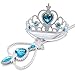 Frozen Toys for 3-8 Year Old Girls, TOPTOY Elsa Dress Up Party Accessories Frozen Party Supplies Christmas Gifts for 3-8 Year Old Girls TTUSAS01