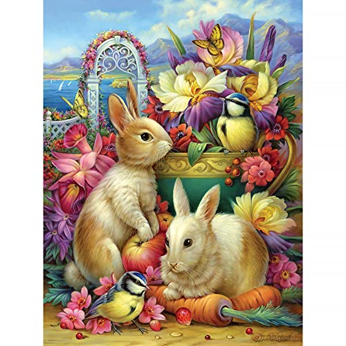 Bits and Pieces 300 Piece Jigsaw Puzzle for Adults 'Rabbits in The