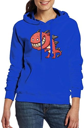 Womens Evil Monster Comfy Long Sleeve Hoodies With Pocket Sweatshirt For Athletic Sports Workout Jogging Hiking Gym Hooded CoatX-Large