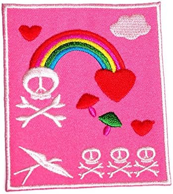 Pink World Iron on Patch Embroidered Sewing for T-shirt, Hat, Jean ,Jacket, Backpacks, Clothing #06 Ships and sold from Naree2016. Made in Thailand, Buy good quality item