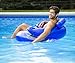 Sun Searcher Aqua-Cliner Lazy Lounger Inflatable Pool Float with Cup Holders, Blue, Adult (950438)