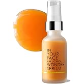 In Your Face Bakuchiol Wonder Serum &ndash; Hydrating Anti-Aging Bakuchiol Serum with CoQ10, Ceramides &amp; Purslane &ndash; Retinol Alternative Anti-Wrinkle Skin Care &ndash; Vegan &amp; Gentle for Sensitive Skin &ndash; 1 oz