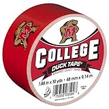 Duck Brand 240290 University of Maryland College Logo Duct Tape, 1.88-Inch by 10 Yards, Single Roll