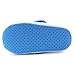 Frozen Girls Scuff Slippers (L (9/10) M US Toddler, Elsa & Anna Blue)