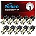 Yorkim Super Bright 3157 LED Light Bulbs White, 3056 3156 3156A 3057 4057 3157 4157 T25 LED Bulbs for Brake Lights, Backup Reverse Lights， Reverse Tail Lights - Pack of 10 primary