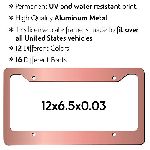 3 Amazing+Items+Personalized+License+Plate