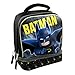 Lego Batman 6 piece Backpack and Lunch Box School Set (Black/Grey, One Size)