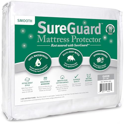 SureGuard Smooth Cotton Mattress Protector