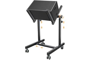UPELLA Heavy Duty Amplifier Stand, Adjustable Mobile Amp Stand, Amps Speaker Cabinet Stand Combo Stand, Audio Stand, Guitar A