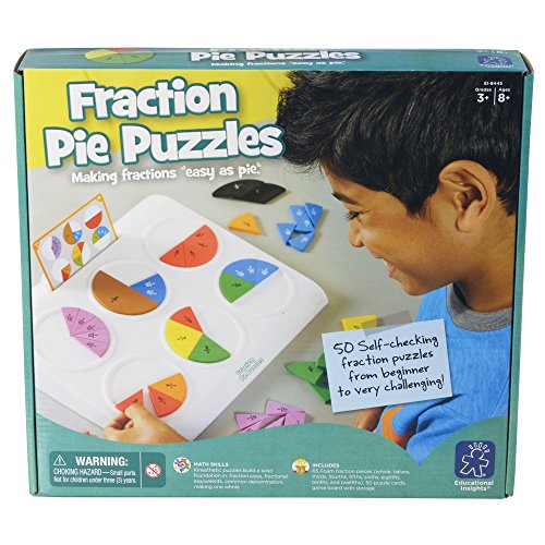 Educational Insights Fraction Pie Puzzles