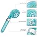 Handheld Filtered Shower Head (Aqua) - 4 Spray Settings for a Full Spa Experience