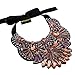 Holylove Women Statement Necklace Bling Pink Choker Fashion Large Costume Jewelry with Gift Box-HLXL839