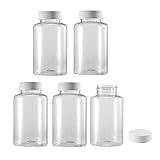 uxcell Plastic Lab Chemical Reagent Bottle