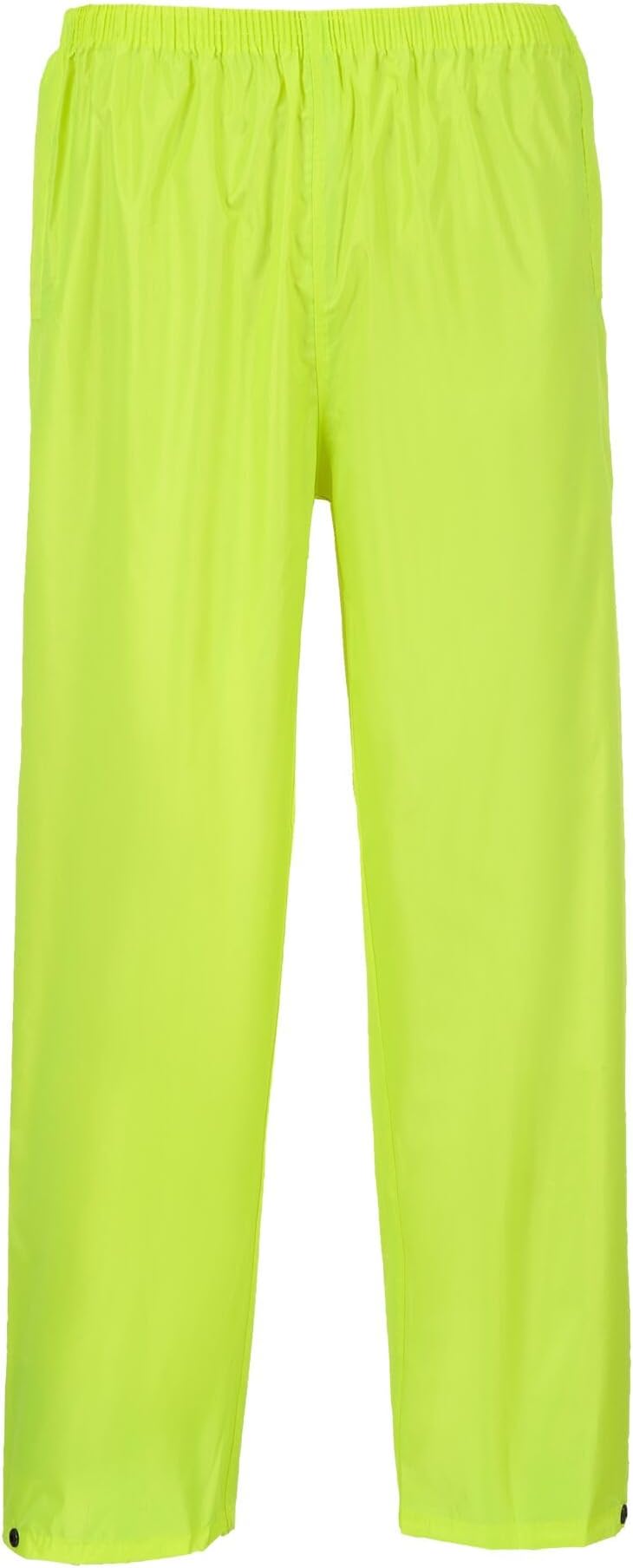 Portwest S441 Classic Rain Trousers Men's Waterproof Overtrousers Yellow L