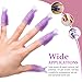 Acrylic Nail Polish Remover Clips, Teenitor Nail Art Soak Off Clips Caps UV Gel Polish Remover Wrap Tool-Purple, Pink, White, 30pcs Nail Clips