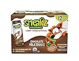 Sneakz Organic Chocolate Milkshake, 12 Count