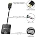 Moread DisplayPort (DP) to VGA Adapter, 10 Pack, Gold-Plated Display Port to VGA Adapter (Male to Female) Compatible with Computer, Desktop, Laptop, PC, Monitor, Projector, HDTV - Black