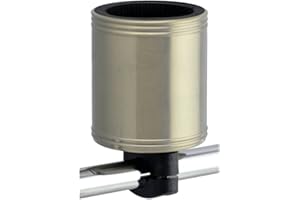 Kroozie 2.0 Bicycle Cup Holder - The Ultimate Bike Cup Holder for Beach Cruisers, E-Bikes, and Scooters - Premium Handlebar Drink Holder - Flat Black