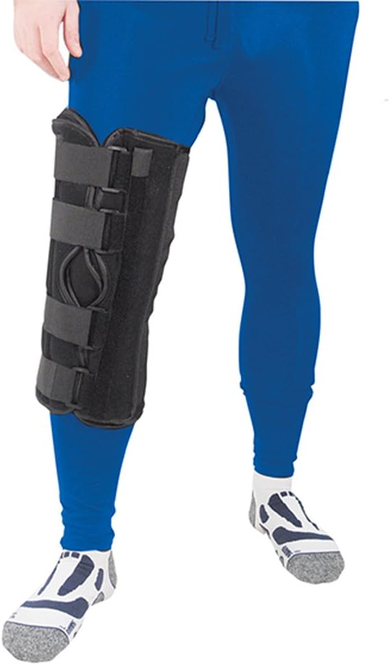Aidapt Medium Lightweight and Breathable Knee Brace Immobilizer Protector Guard for Post and Pre Operative Surgery Suitable for Men and Women - Image 3