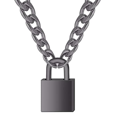 Stainless Steel Padlock Necklace Black Collar Nigeria Ubuy