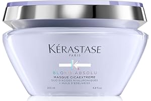Kerastase Blond Absolu Cicaextreme Conditioning Hair Mask For Weak & Sensitized Hair Post-Bleaching - Repairs and Nourishes Damaged and Split Ends With Hyaluronic Acid & Edelweiss Flower, 6.8 Fl Oz