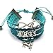 Horses Bracelets Horse Charm-Girls Horse Lover Jewelry Gifts-Braided Adjusted-4 Colors